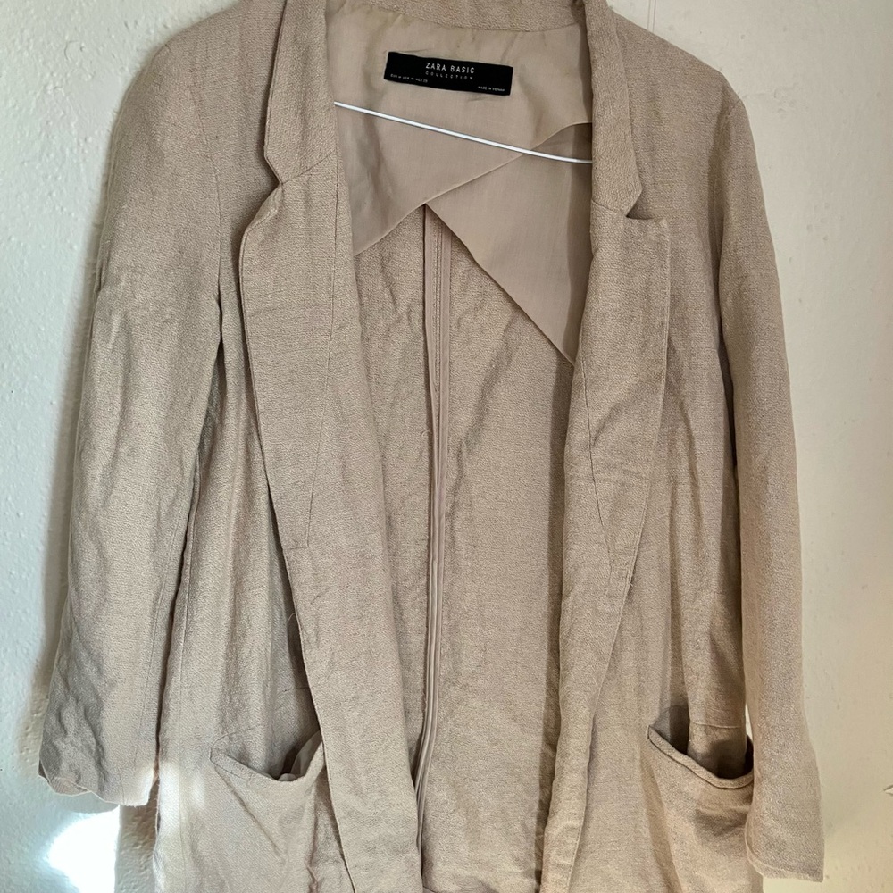 Zara Light Tan Women's Blazer